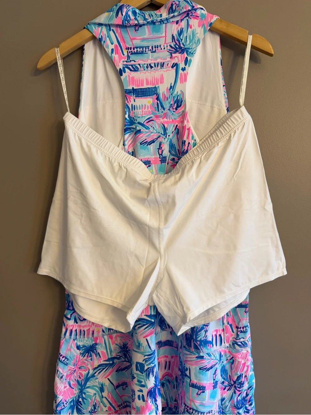 Lilly Pulitzer Luxletic Dania Dress & Shorts Set Multi Print XL